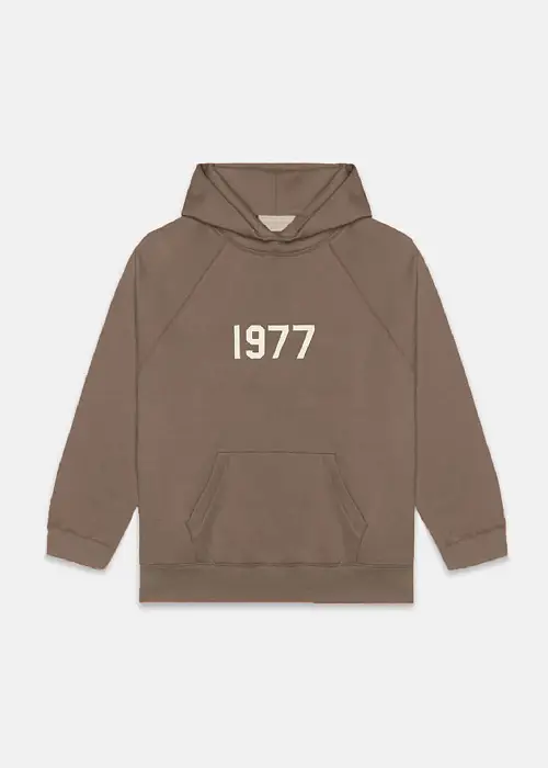 1977 Essentials Hoodie Brown 1977 Essentials Hoodie Brown