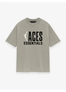 Aces Essentials t shirt grey