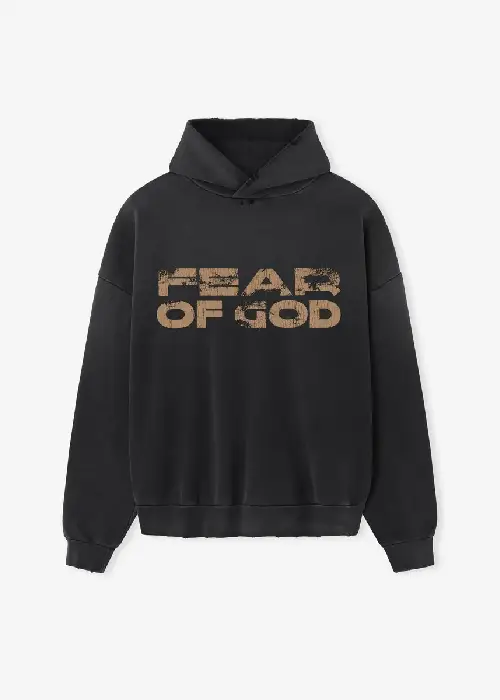 Black Fear Of God Hoodie