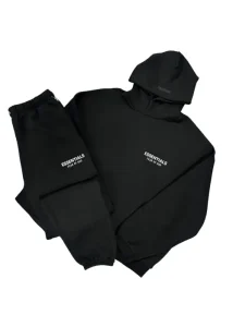 FEAR OF GOD Black ESSESNTIAL Tracksuit