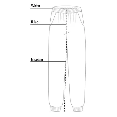FEAR OF GOD ESSENTIALS SWEATPANTS SIZE CHART​