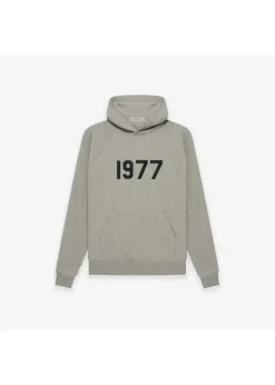 Grey 1977 Essentials Hoodie