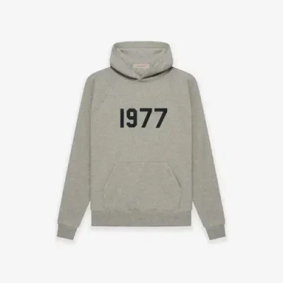 Grey 1977 Essentials Hoodie