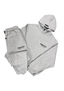 Light Heather Grey ESSENTIALS Tracksuit