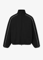 Modern Track Black ESSENTIALS Jacket