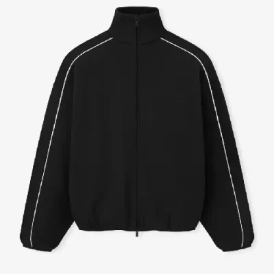 Modern Track Black ESSENTIALS Jacket