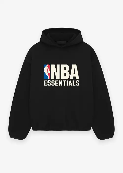 NBA ESSENTIALS Black Hoodie NBA ESSENTIALS Black Hoodie