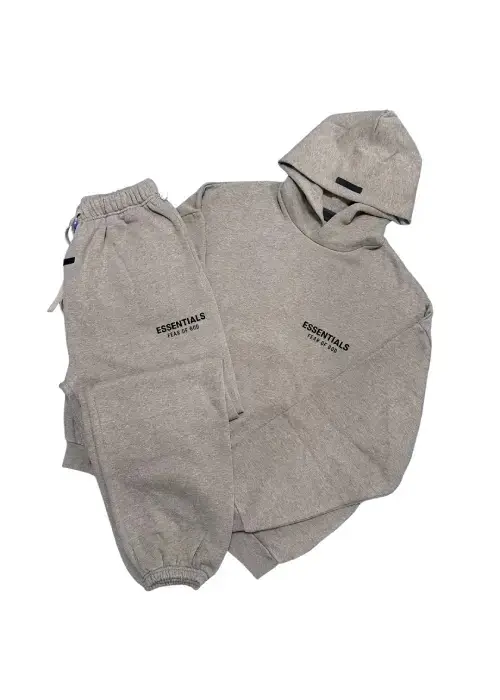Dark Heather Grey ESSENTIAL Tracksuits set Dark Heather Grey ESSENTIAL Tracksuits