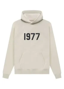 White 1977 Essentials Hoodie