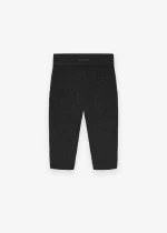 Womens Waffle Biker Black ESSENTIAL Shorts