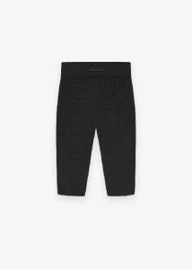 Womens Waffle Biker Black ESSENTIAL Shorts