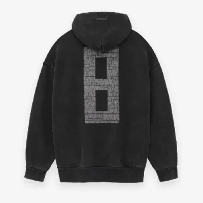 8 Black Men's ESSENTIALS Hoodie