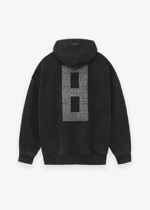 8 Black Men's ESSENTIALS Hoodie