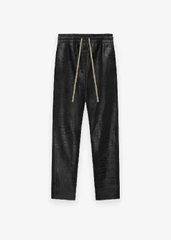 Black Fear of God Leather Pant