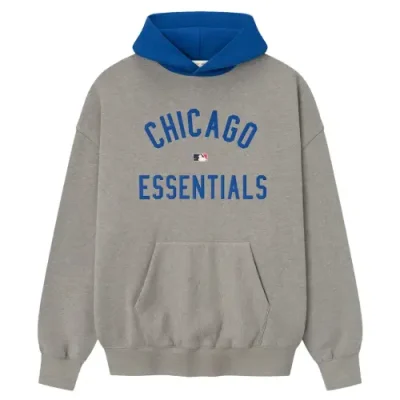 Chicago MLB Grey Hoodie ESSENTIALS