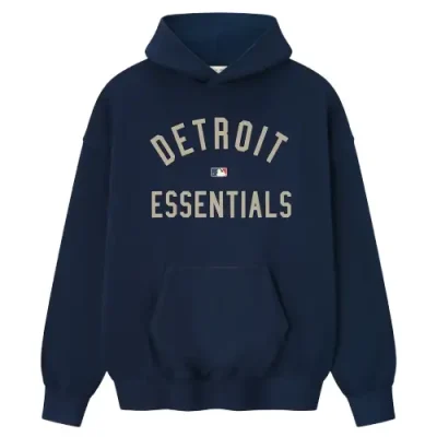Detroit ESSENTIALS Blue Hoodie