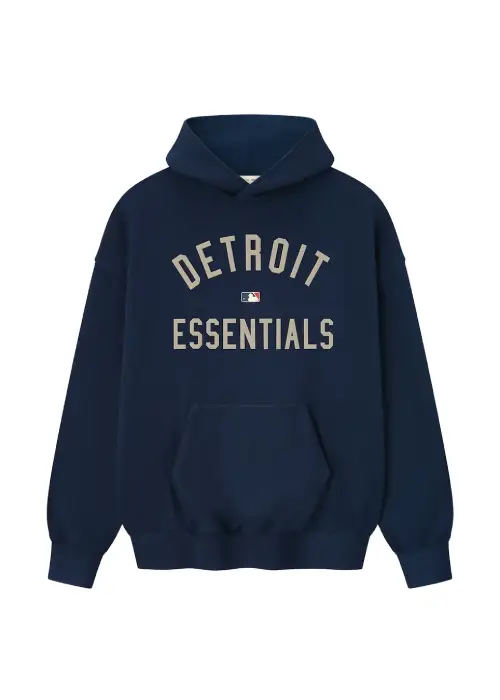 Detroit ESSENTIALS Blue Hoodie