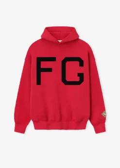 FG ESSENTIALS Hoodie Red