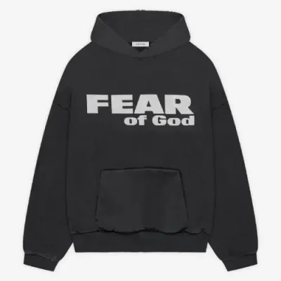 Fear Is Gone ESSENTIAL Hoodie Black