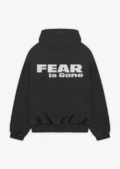 Fear Is Gone ESSENTIAL Hoodie Black