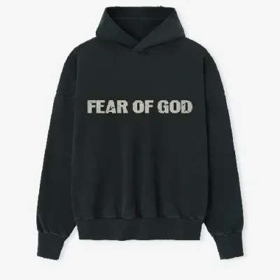 Fear Of God Black Hoodie​
