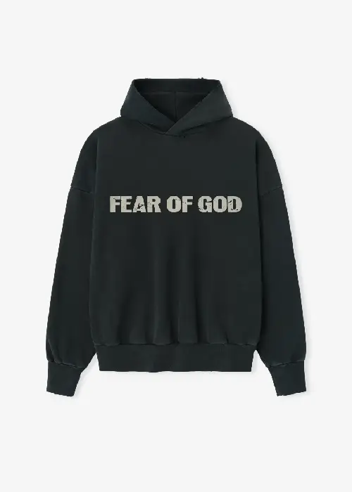 Fear Of God Black Hoodie Fear Of God Black Hoodie