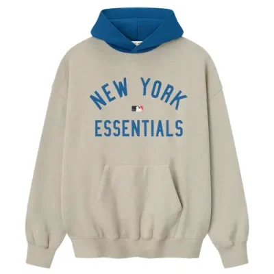 New York light Grey ESSENTIAL Hoodie