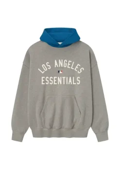 Los Angeles Dodgers ESSENTIAL Hoodie Grey
