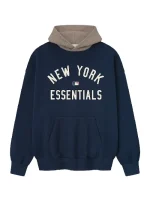 Sport Fit Navy Blue ESSENTIALS Hoodie