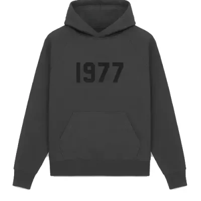 Dark Grey 1977 Essentials Hoodie​