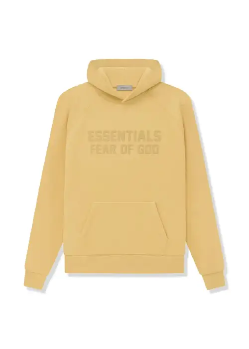 Fear Of God Essentials Light Tuscan Hoodie Fear Of God Essentials Light Tuscan Hoodie