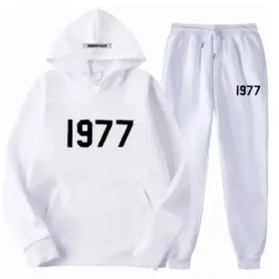 1977 Fear of God Essentials White Tracksuit