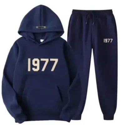 1977 Fear of God Essentials Blue Tracksuit