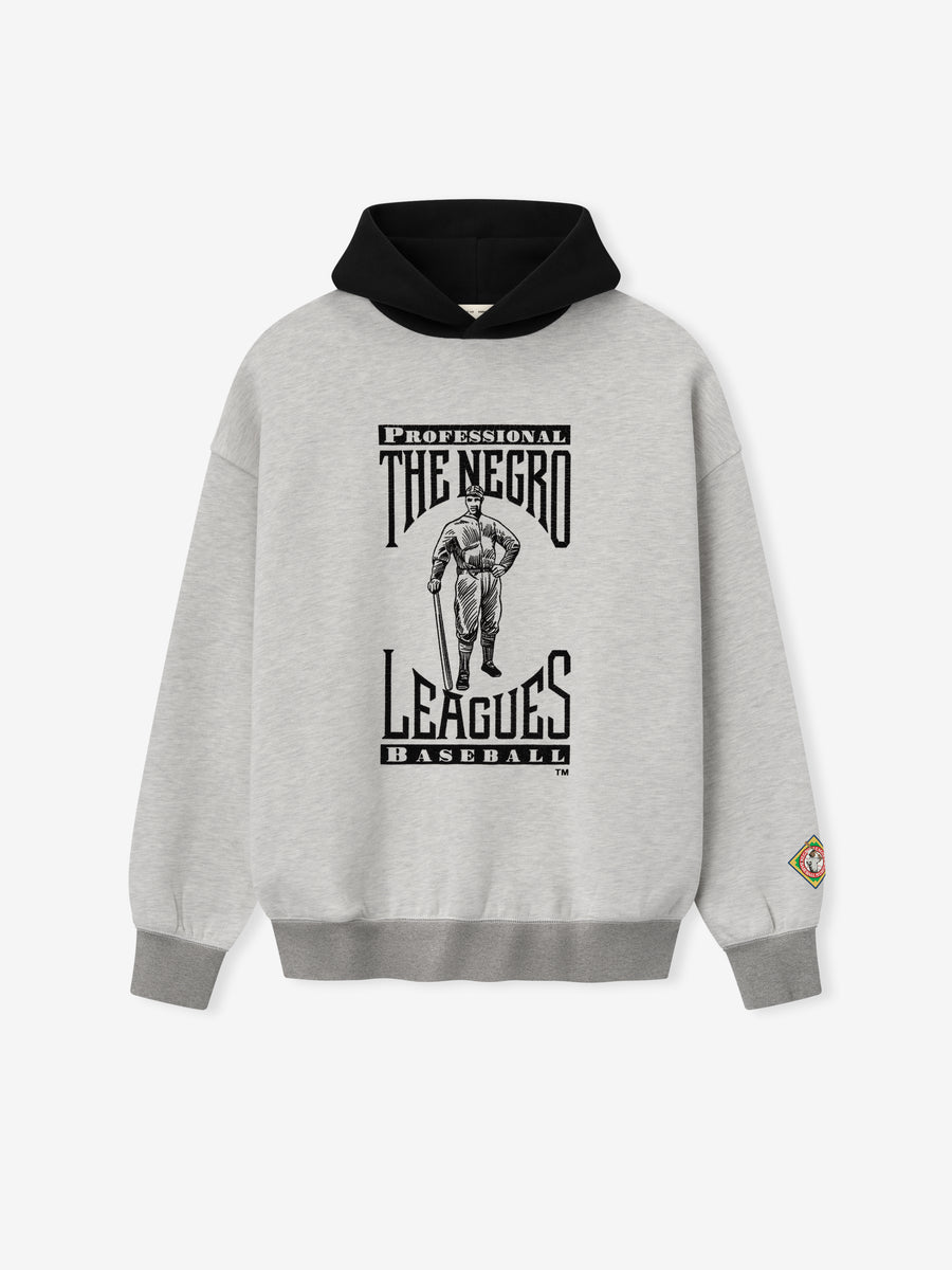 192NL256590F_NLBM_MODERN_FIT_HOODIE-LIGHT_HEATHER_BLACK_1_x600@2x-2.jpg Essentials The Negro Leagues Hoodie - Image 1