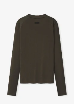 Dark Brown ESSENTIALS shirt