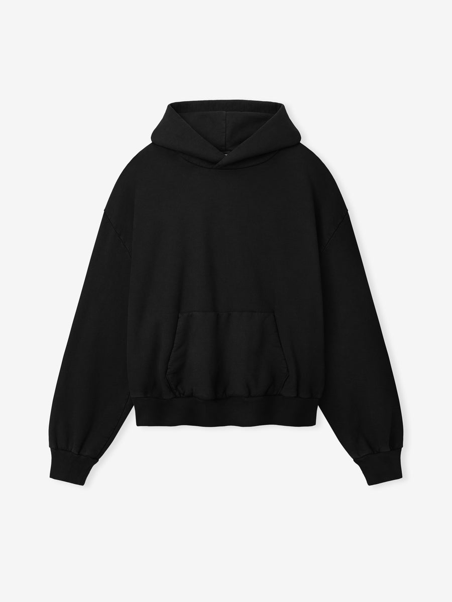 FG9M12-9939BHF_CLASSIC_FIT_HALF_RAGLAN_HOODIE_WITH_POCKET-BLACK_1_x600@2x-3.jpg Sunfaded Classic Half Raglan Hoodie W/ Pocket - Image 1